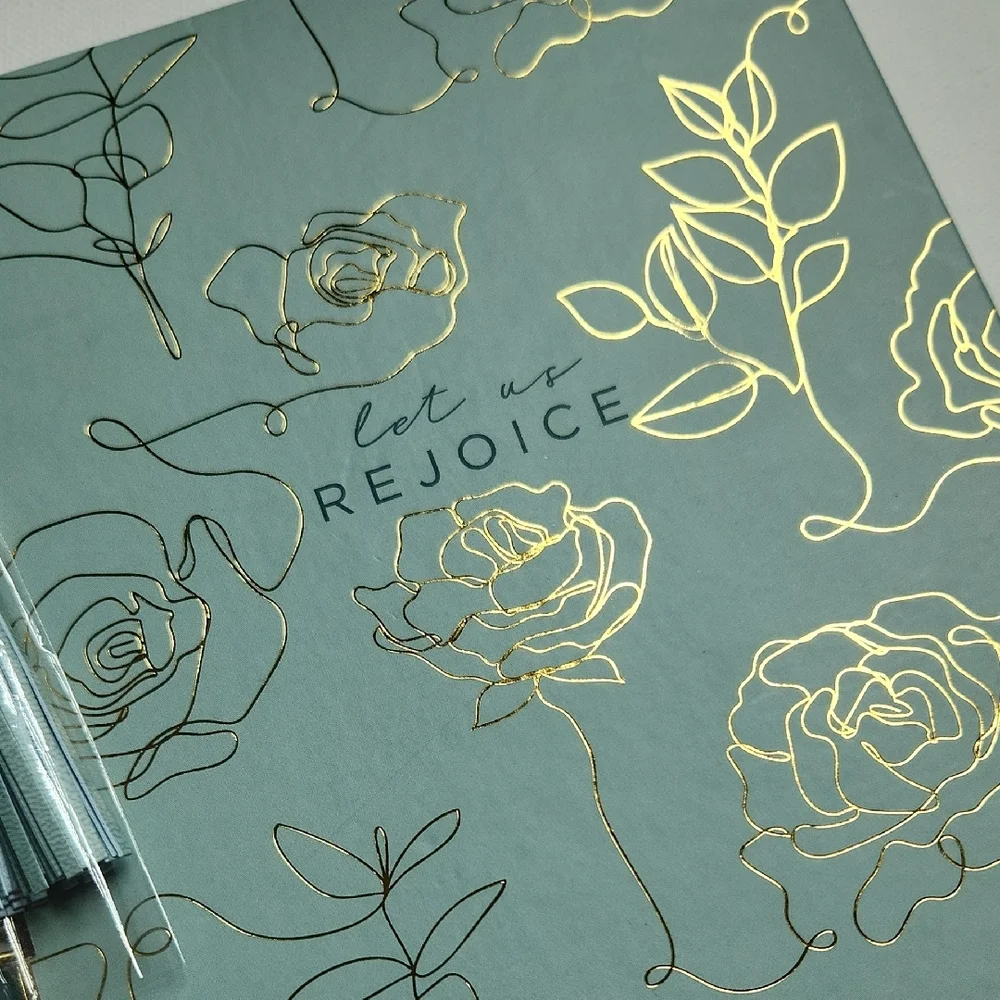 James Burke Collection “Let Us Rejoice” Journal | Spiral Notebook with Tassel |